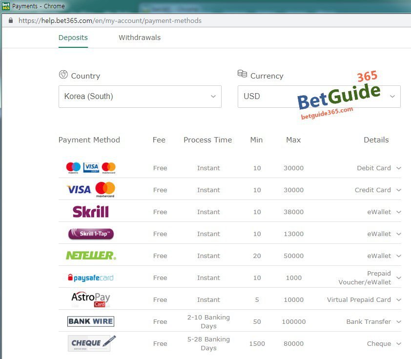 벳365 입금수단